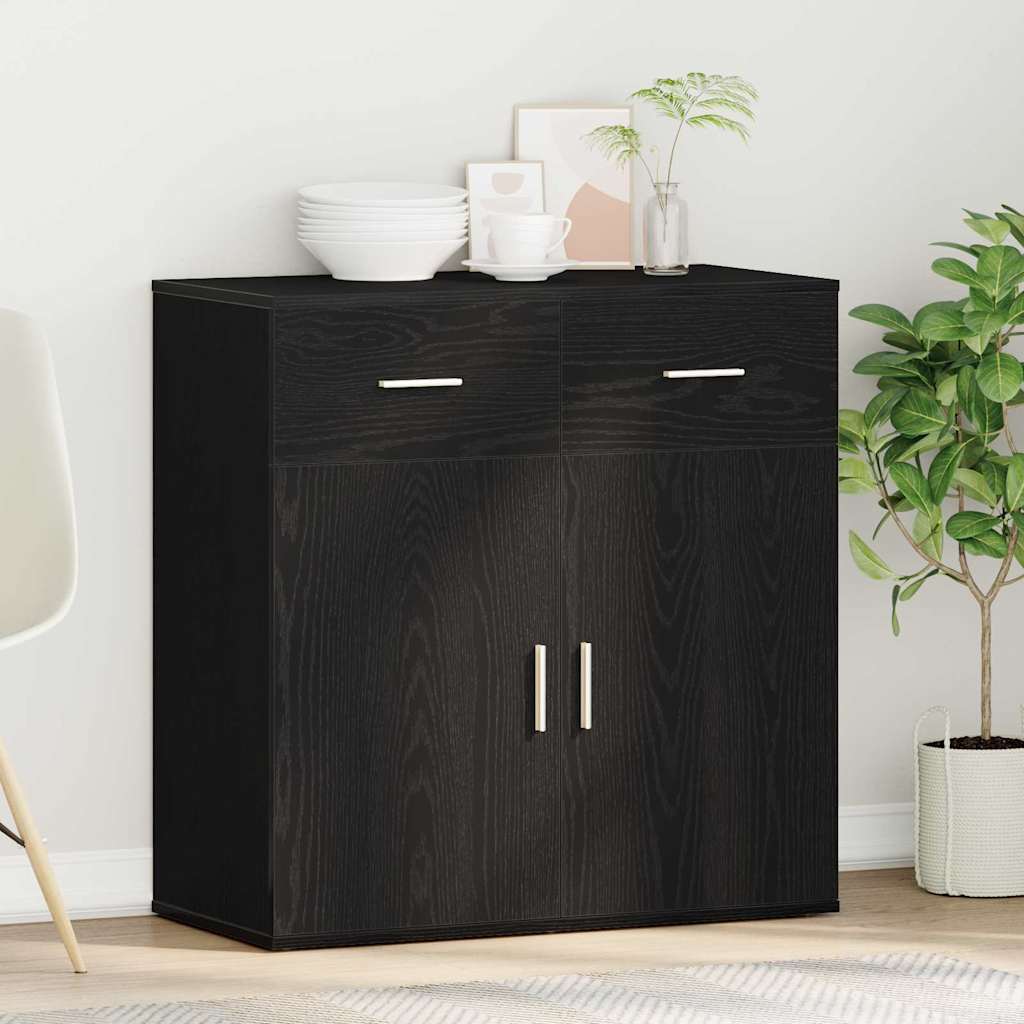 Kreveta s ladicama Crni hrast 78 x 38 x 80 cm Konstruirano drvo