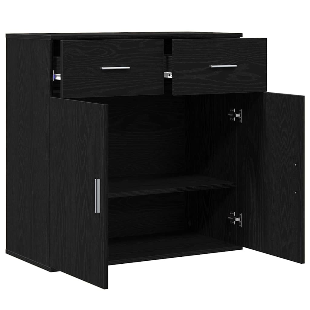 Kreveta s ladicama Crni hrast 78 x 38 x 80 cm Konstruirano drvo