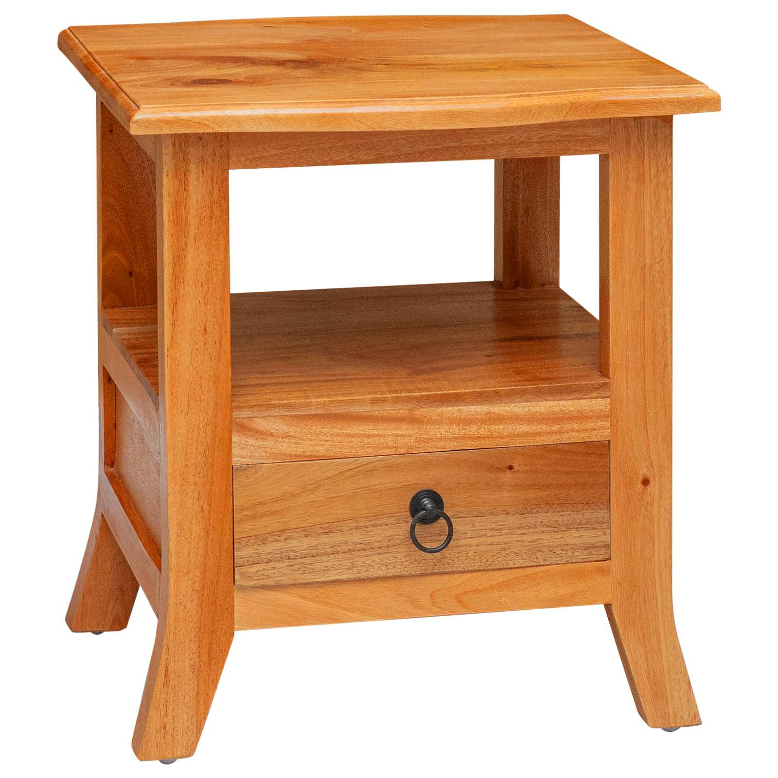 Noćni ormar Prirodna 40 x 40 x 45,5 cm Čvrsto mahagonijsko drvo