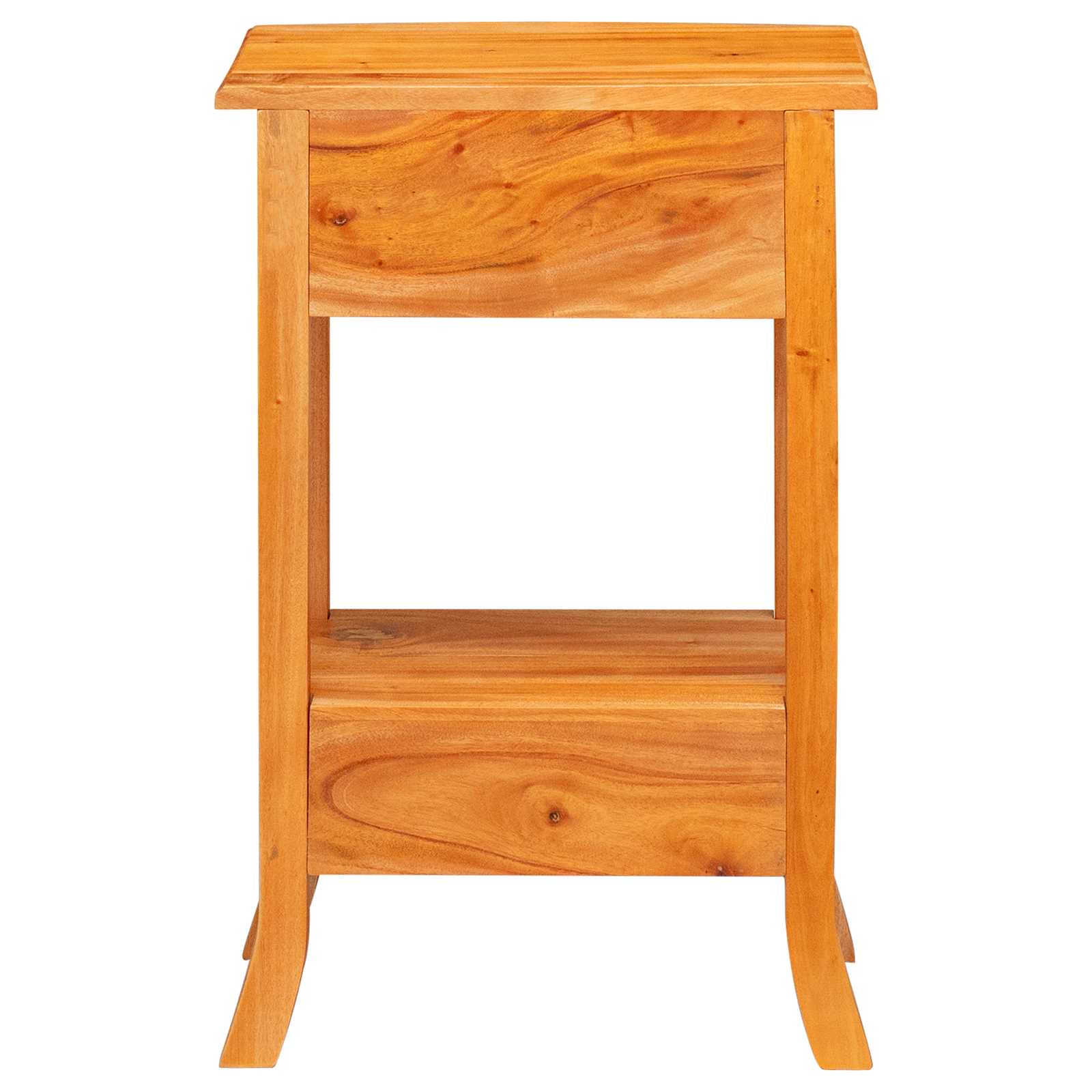 Konzolna stolica s ladicama Prirodna 50,5 x 30 x 75,5 cm