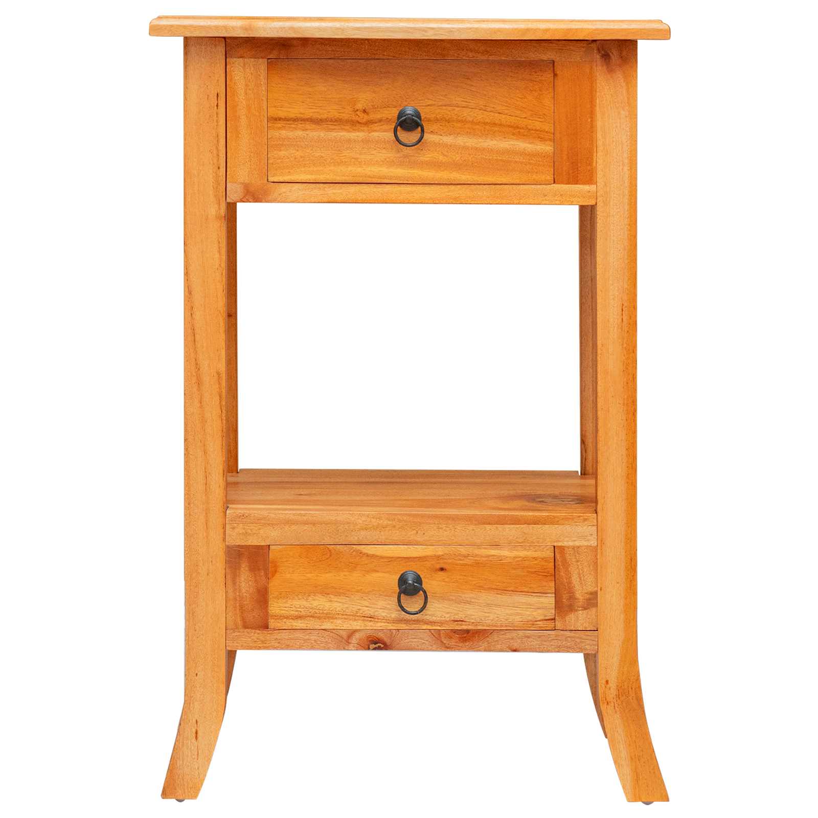 Konzolna stolica s ladicama Prirodna 50,5 x 30 x 75,5 cm