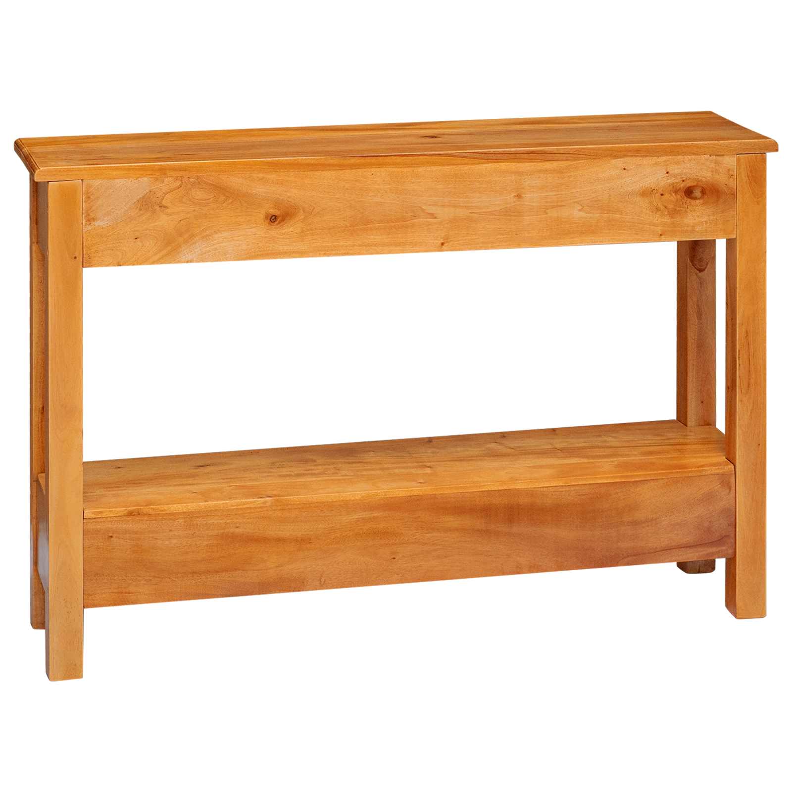 Konzolna stolica s ladicama Prirodna 115 x 32 x 76 cm