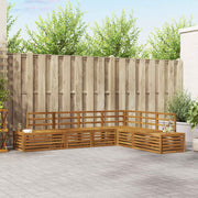 Set vanjskih sofa Prirodna 273 x 213,5 x 73 cm