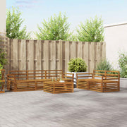 Set vanjskih sofa 6 kom. Prirodna Čvrsto drvo akacije