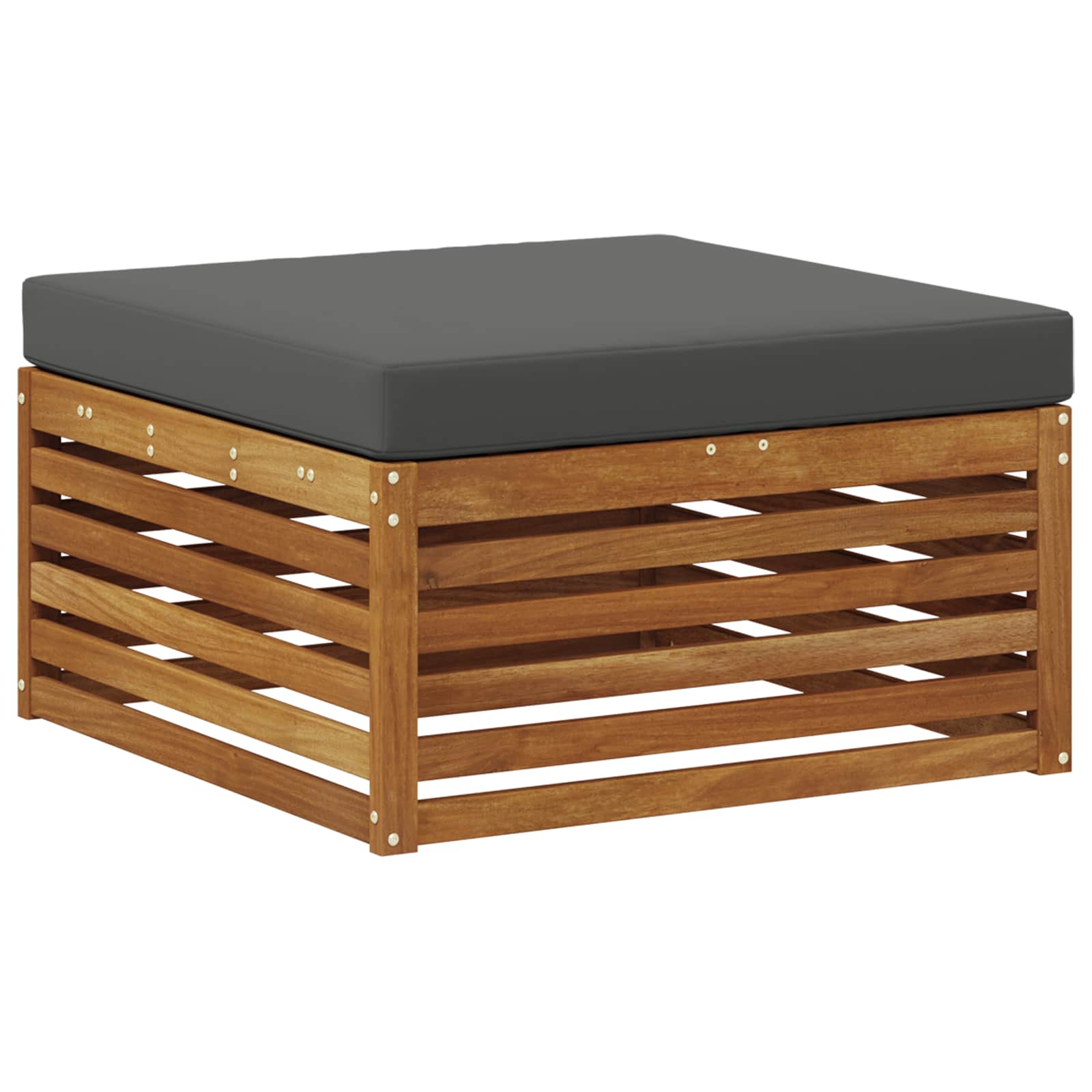 Set vanjskih sofa Prirodna i antracit 245,5 x 162,5 x 73 cm