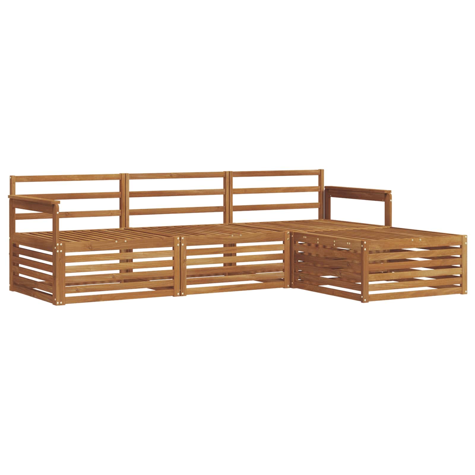 Set vanjskih sofa Prirodna 249,5 x 162,5 x 73 cm