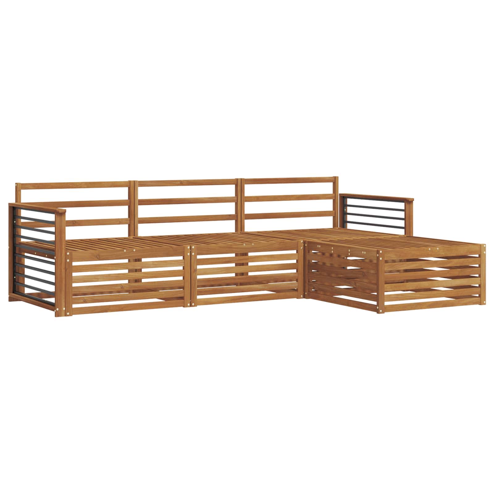 Set vanjskih sofa Prirodna 249,5 x 162,5 x 73 cm
