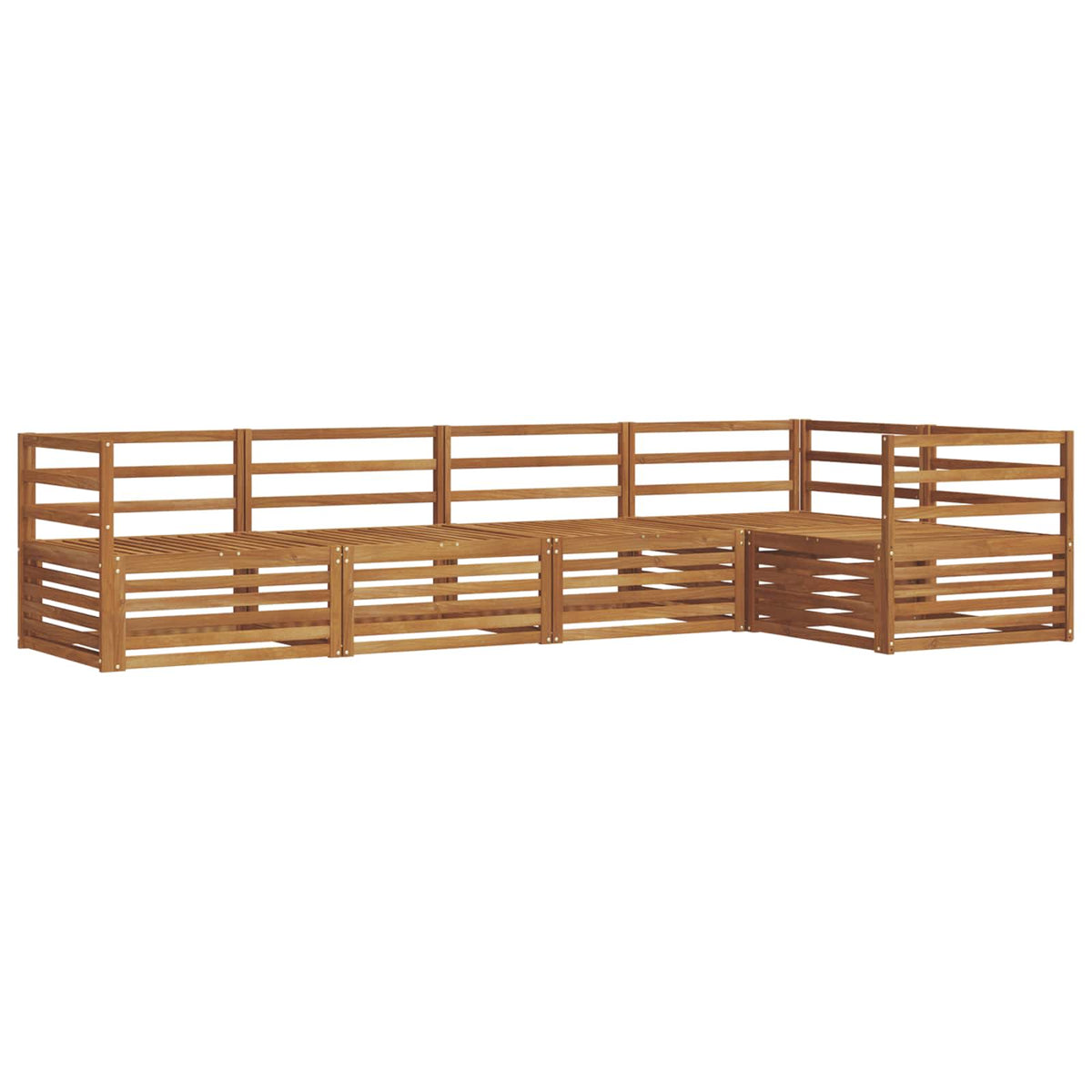 Set vanjskih sofa 5 pcs Prirodna