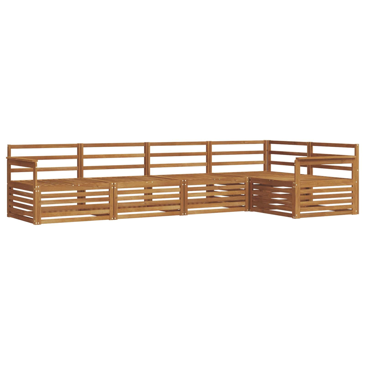 Set vanjskih sofa 5 pcs Prirodna