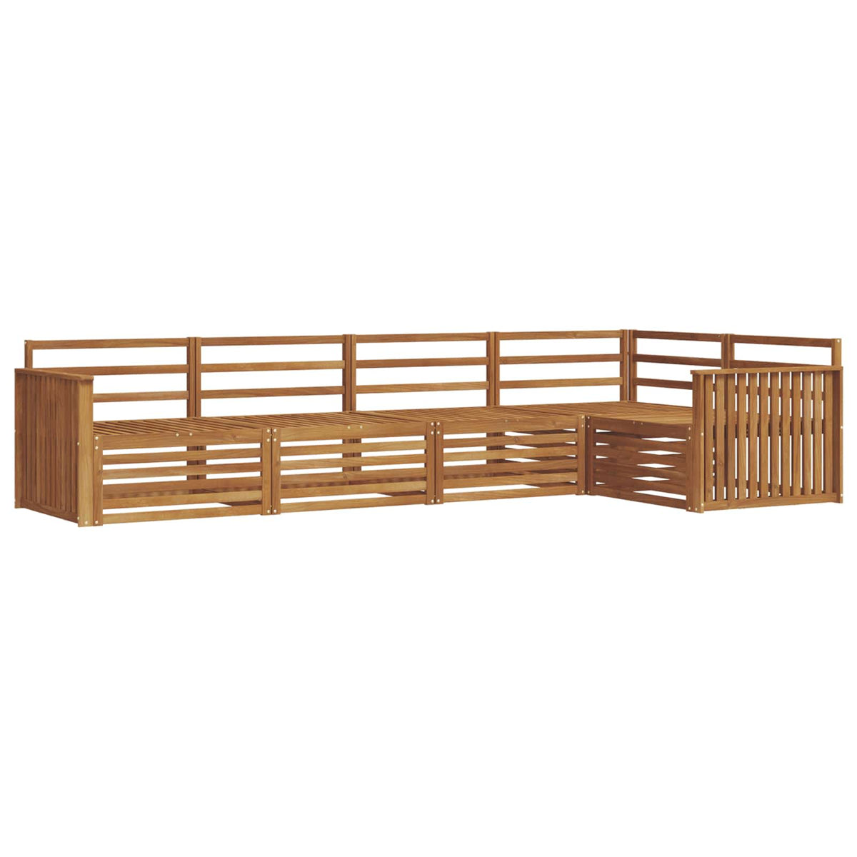 Set vanjskih sofa 5 pcs Prirodna
