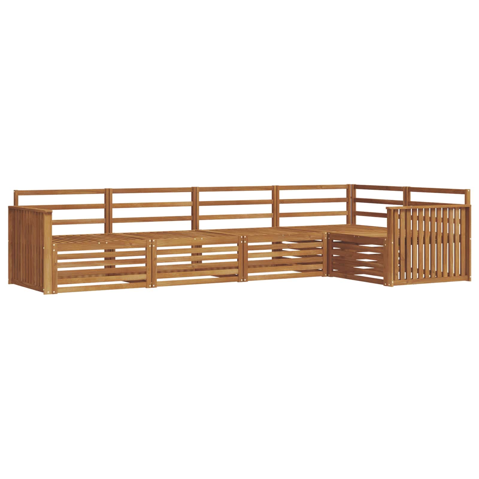 Set vanjskih sofa 5 pcs Prirodna