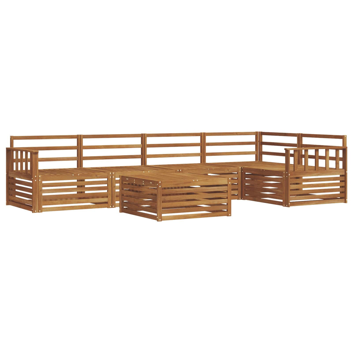 Set vanjskih sofa 6 pcs Prirodna