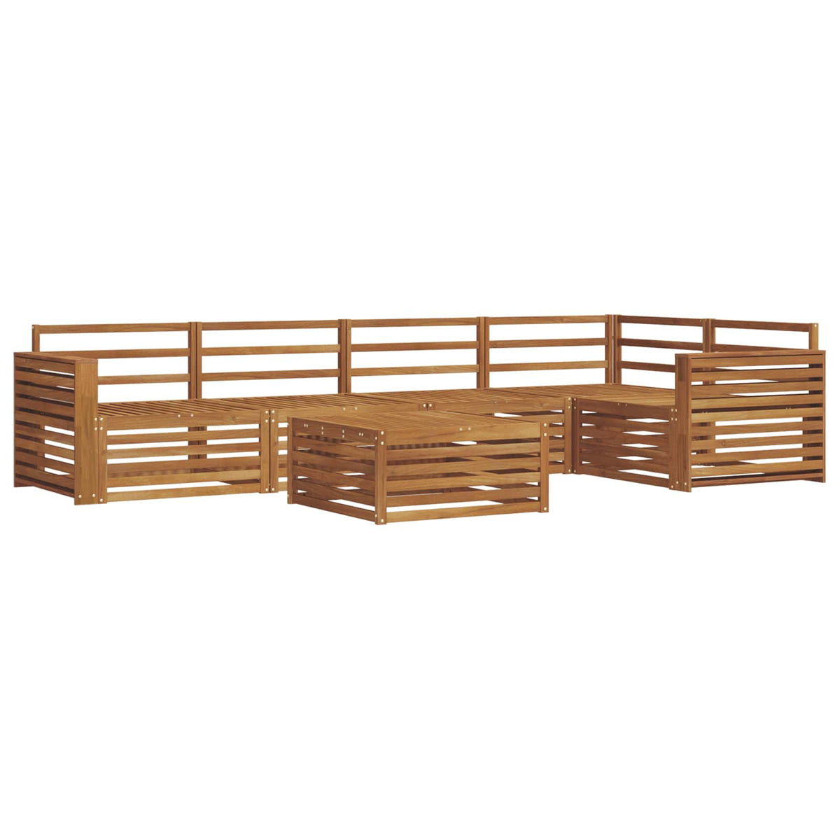 Set vanjskih sofa 6 pcs Prirodna