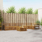 Set vanjskih sofa 7 kom. Prirodna