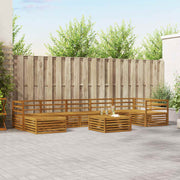 Set vanjskih sofa 8 pcs Prirodna