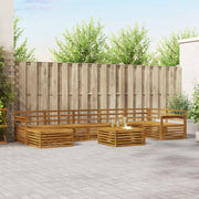 Set vanjskih sofa 8 pcs Prirodna