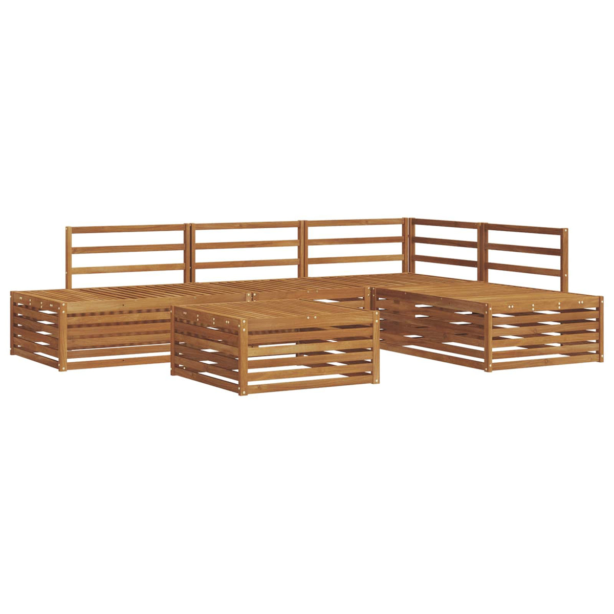 Set vanjskih sofa 5 Komad Prirodna Čvrsto drvo akacije