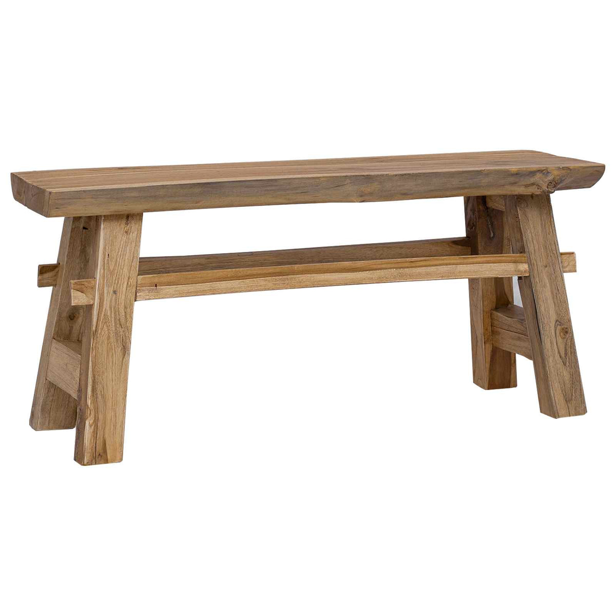 klupa Prirodna 100 x 29 x 43,5 cm Čvrsto teak drvo