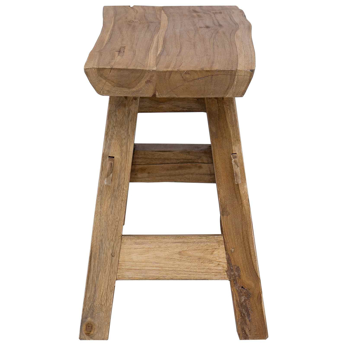 klupa Prirodna 100 x 29 x 43,5 cm Čvrsto teak drvo