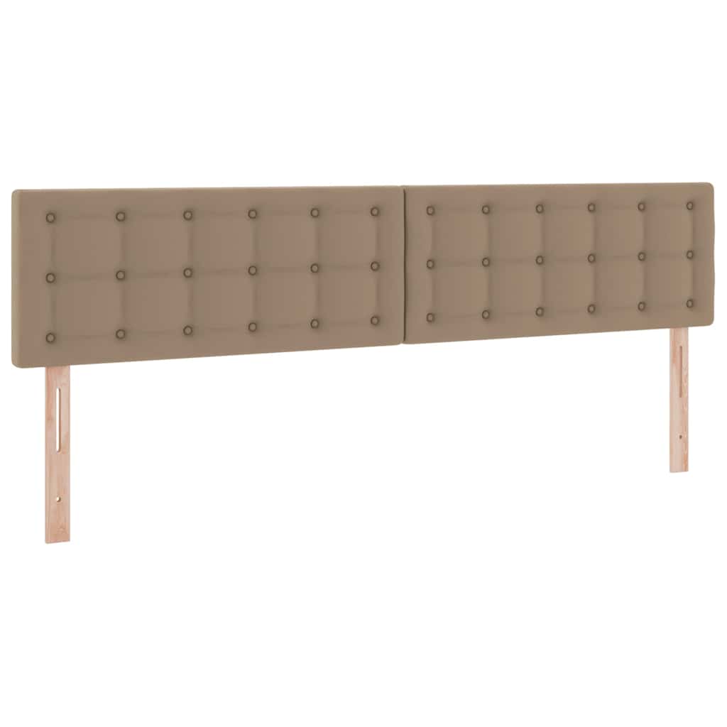 Krevet s madracem i skladištem Kapućino 200 x 200 cm Lažna koža