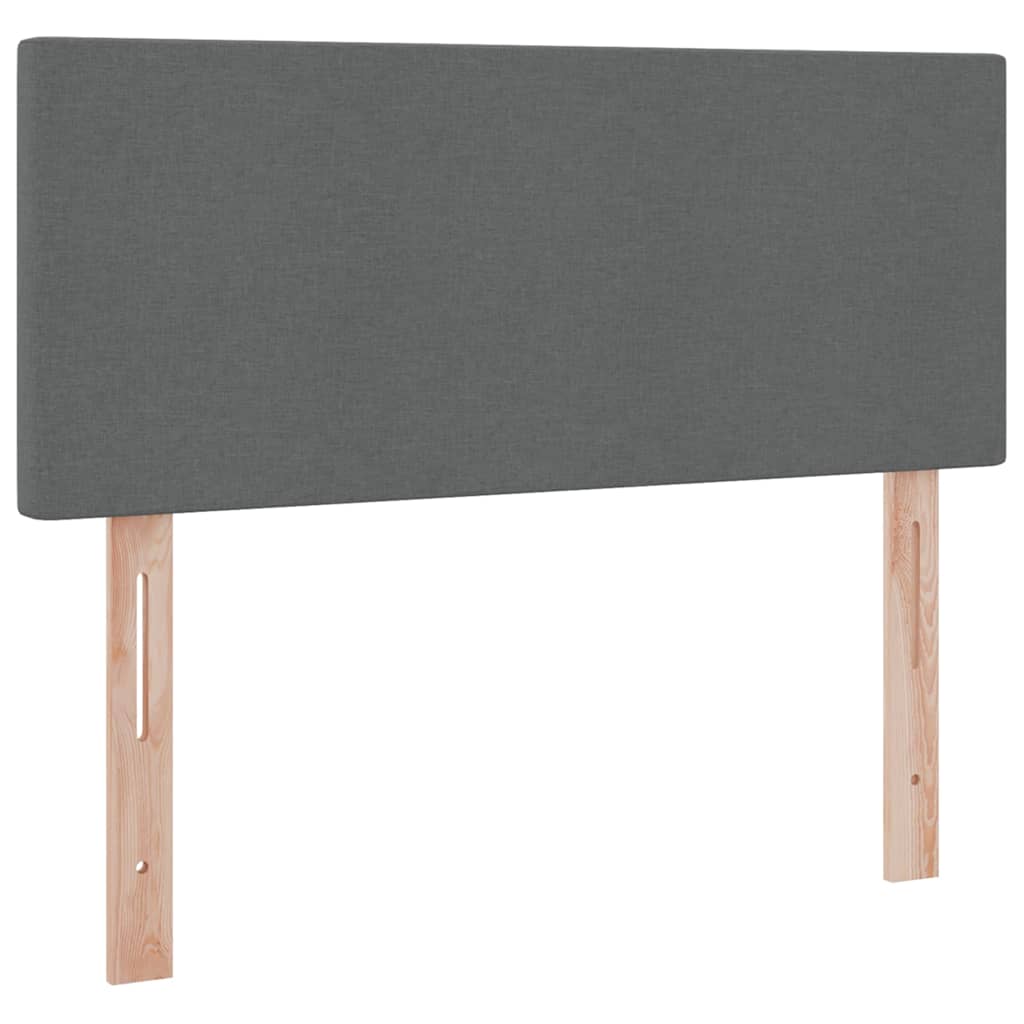 Krevet s madracem i skladištem Tamno siva 120 x 200 cm