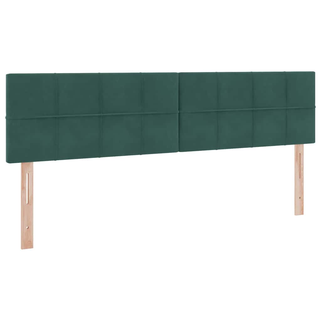 Krevet s od storage s madracem Tamnozelena 90 x 200 cm