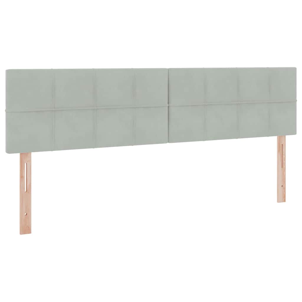 Krevet s od storage s madracem Svijetlo siva 100 x 200 cm