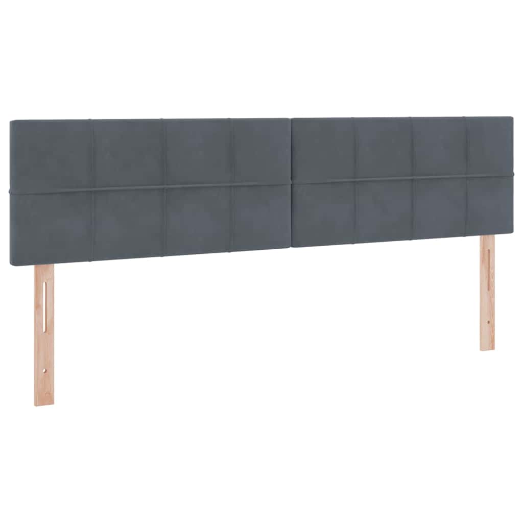 Krevet s od storage s madracem Tamno siva 100 x 200 cm