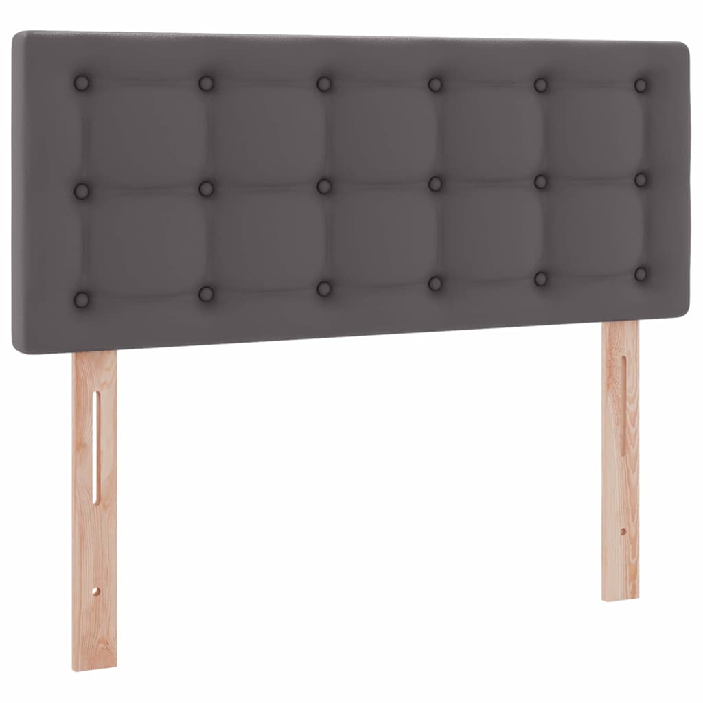 Krevet s prostorom za pohranu s LED-om Siva 120 x 190 cm