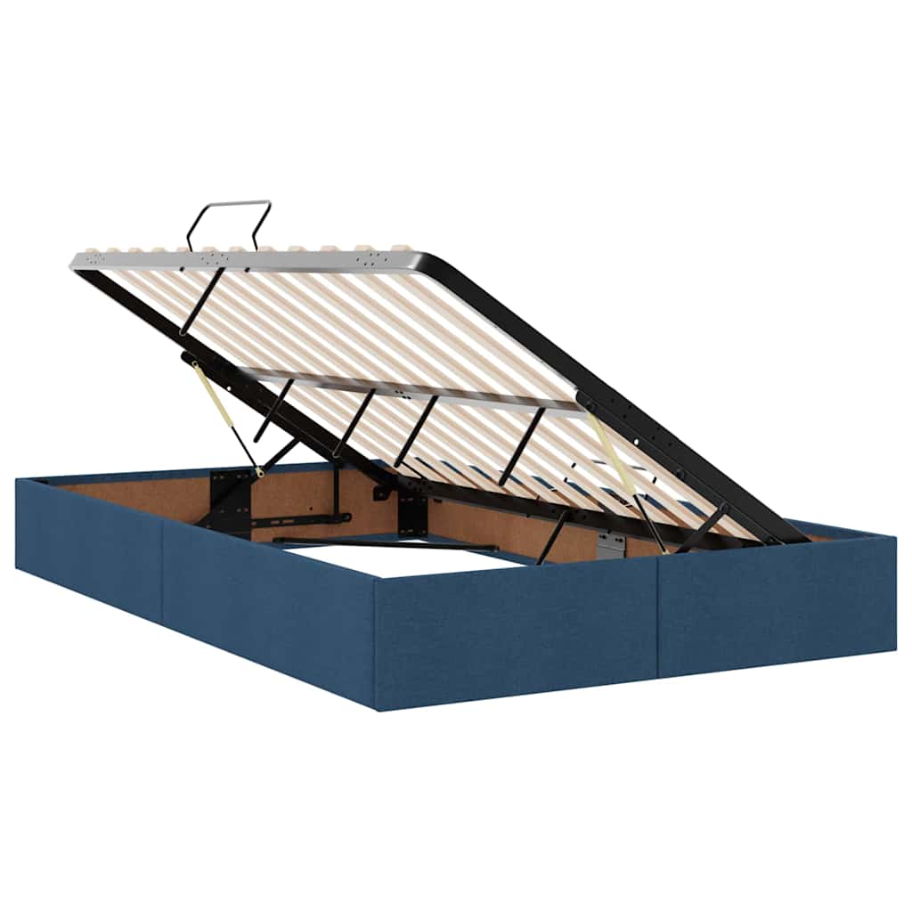 Krevet s prostorom za pohranu s LED-om Plava 120 x 200 cm