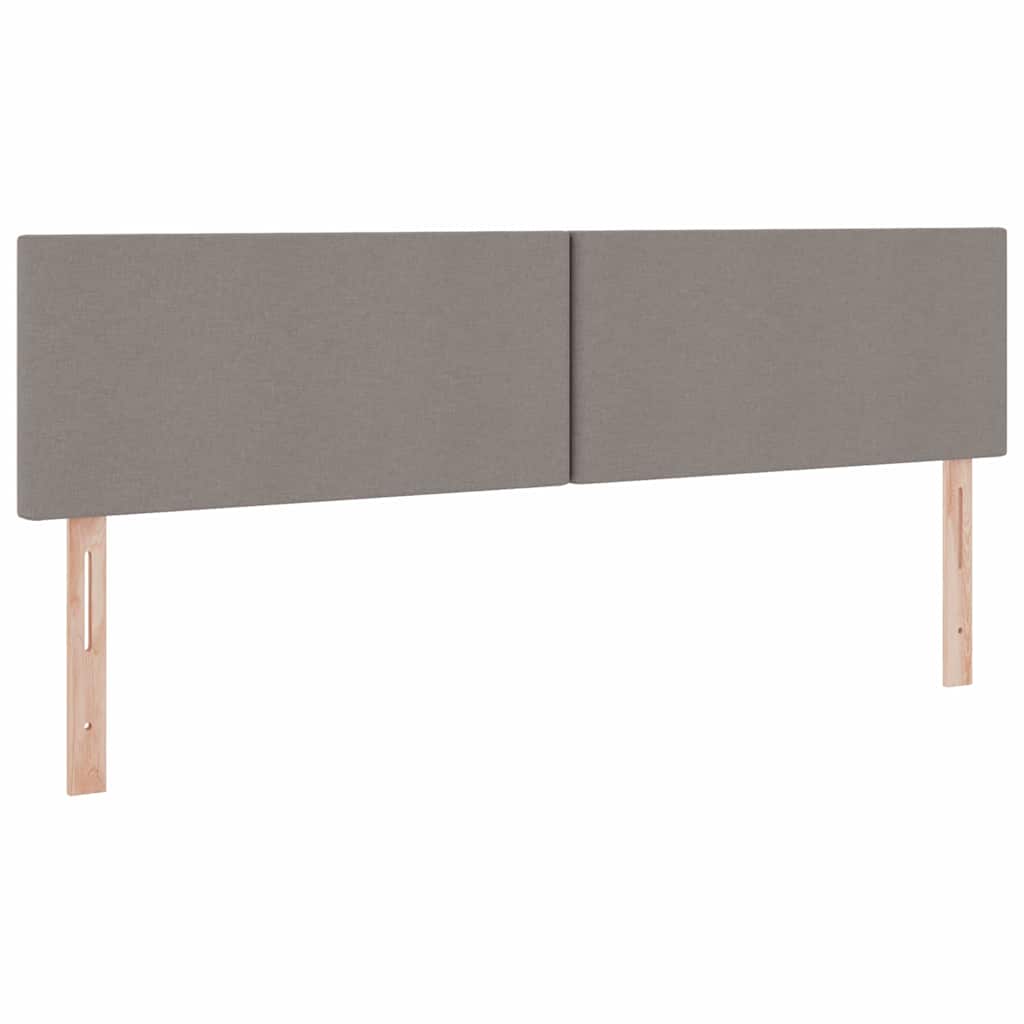 Krevet s prostorom za pohranu s LED-om Sivo-smeđa 160 x 200 cm