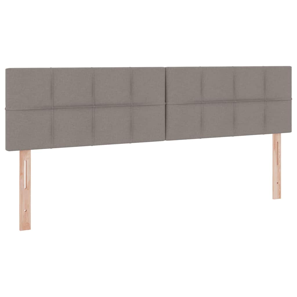 Krevet s prostorom za pohranu s LED-om Sivo-smeđa 160 x 200 cm