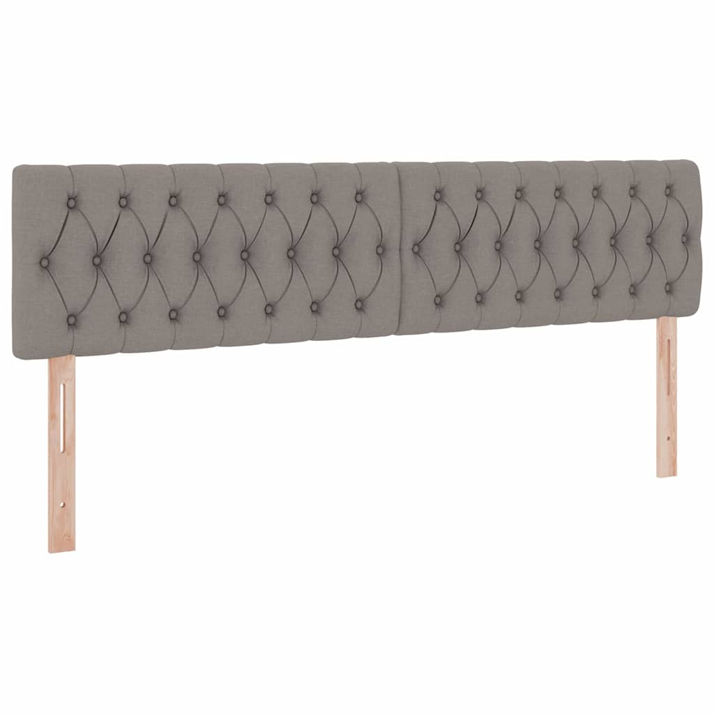 Krevet s prostorom za pohranu s LED-om Sivo-smeđa 160 x 200 cm