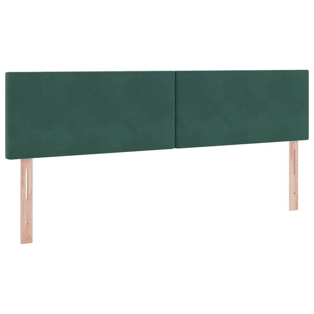Krevet s prostorom za pohranu s LED-om Tamnozelena 180 x 200 cm