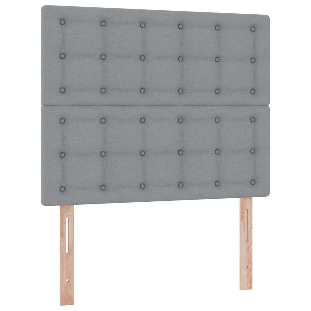 Krevet s madracem i skladištem Svijetlo siva 120 x 200 cm