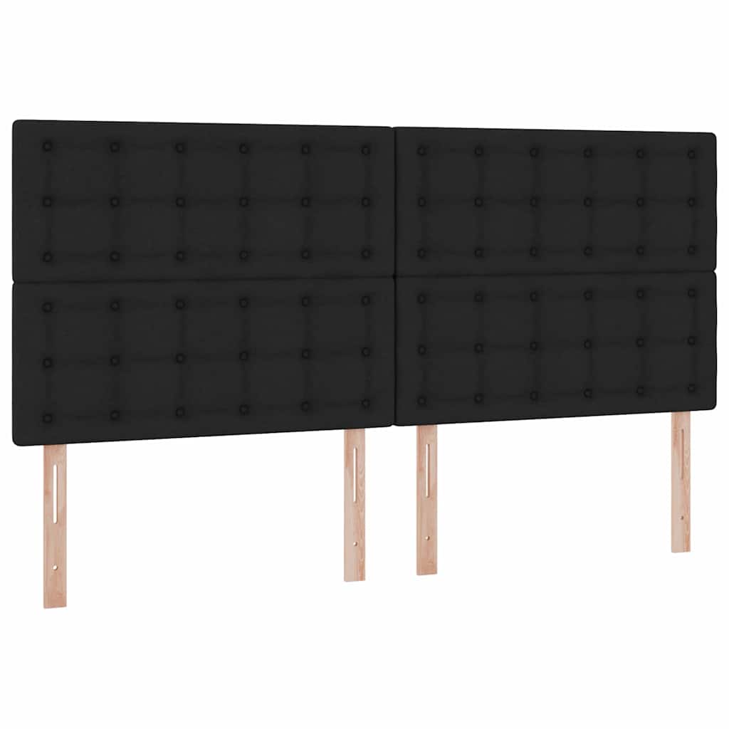 Krevet s madracem i skladištem Crna 200 x 200 cm Poliester