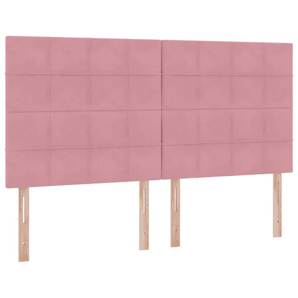 Krevet s madracem i skladištem Ružičasta 180 x 200 cm Baršun
