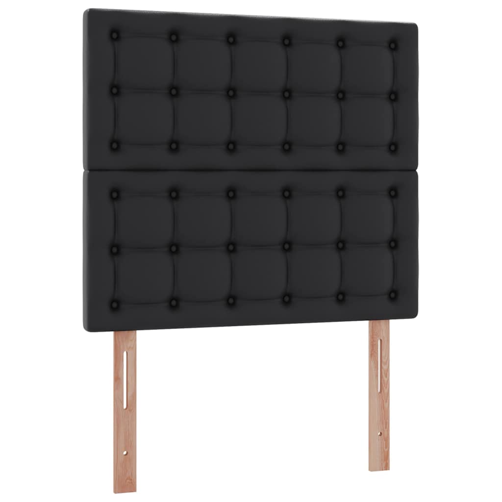 Krevet s prostorom za pohranu s LED-om Crna 90 x 190 cm