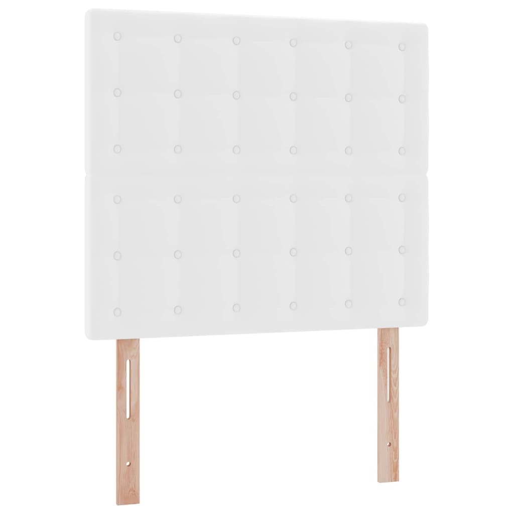 Krevet s prostorom za pohranu s LED-om Čista bijela 90 x 200 cm