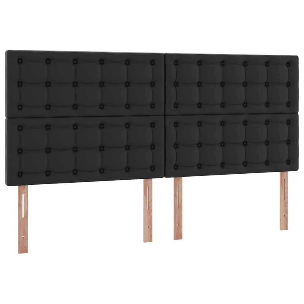 Krevet s prostorom za pohranu s LED-om Crna 200 x 200 cm