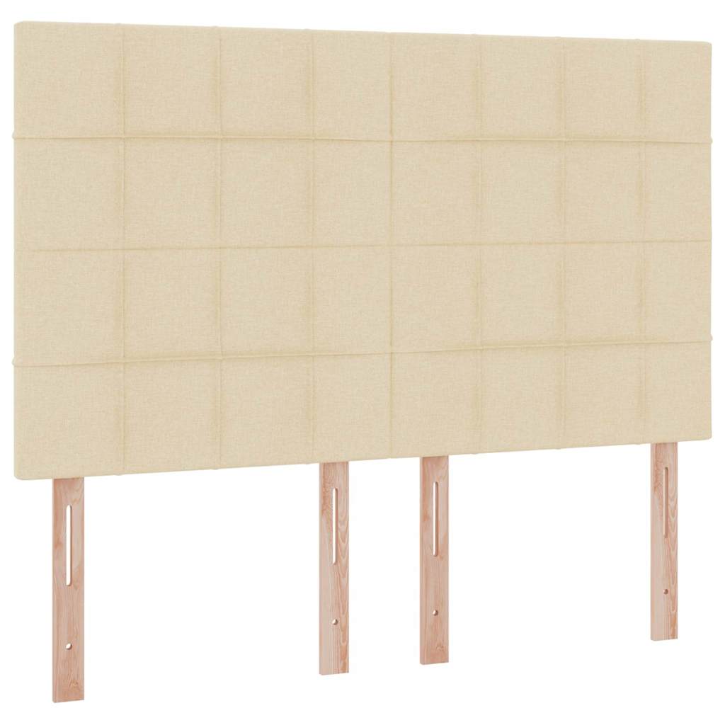 Krevet s prostorom za pohranu s LED-om Krema 140 x 200 cm