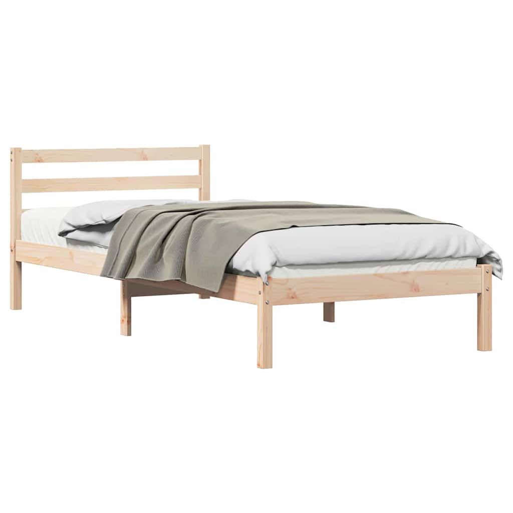 Krevetna konstrukcija Smeđa 215,5 x 105,5 x 69,5 cm