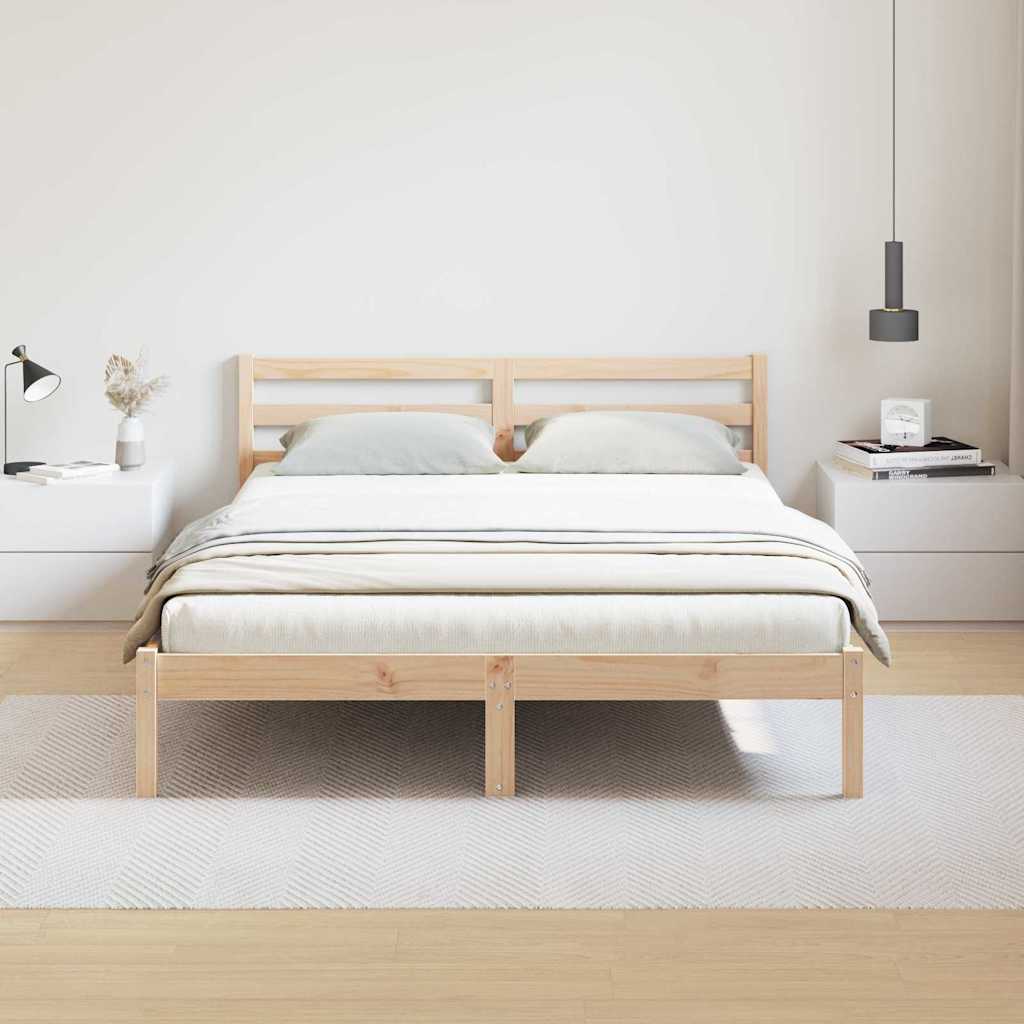 Krevetna konstrukcija Smeđa 215,5 x 145,5 x 69,5 cm
