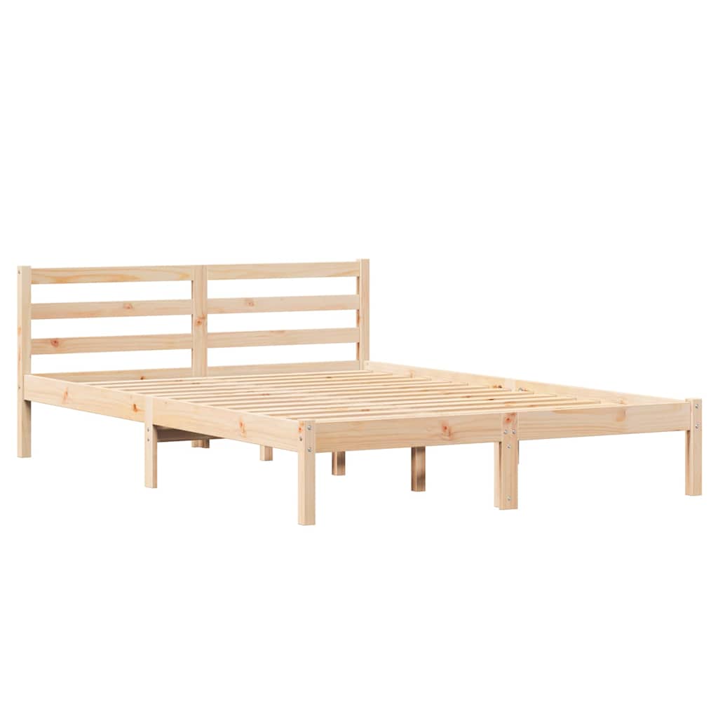 Krevetna konstrukcija Smeđa 215,5 x 145,5 x 69,5 cm