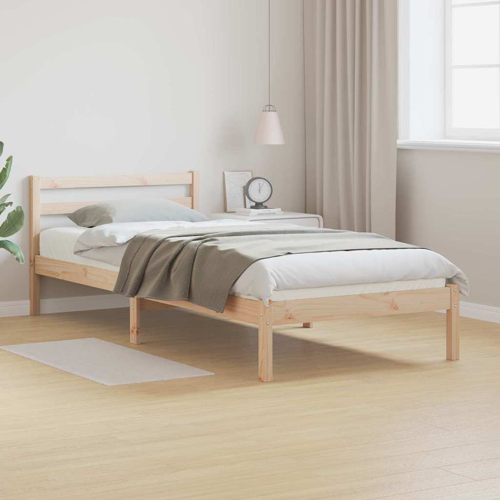 Krevetna konstrukcija Smeđa 225,5 x 105,5 x 69,5 cm