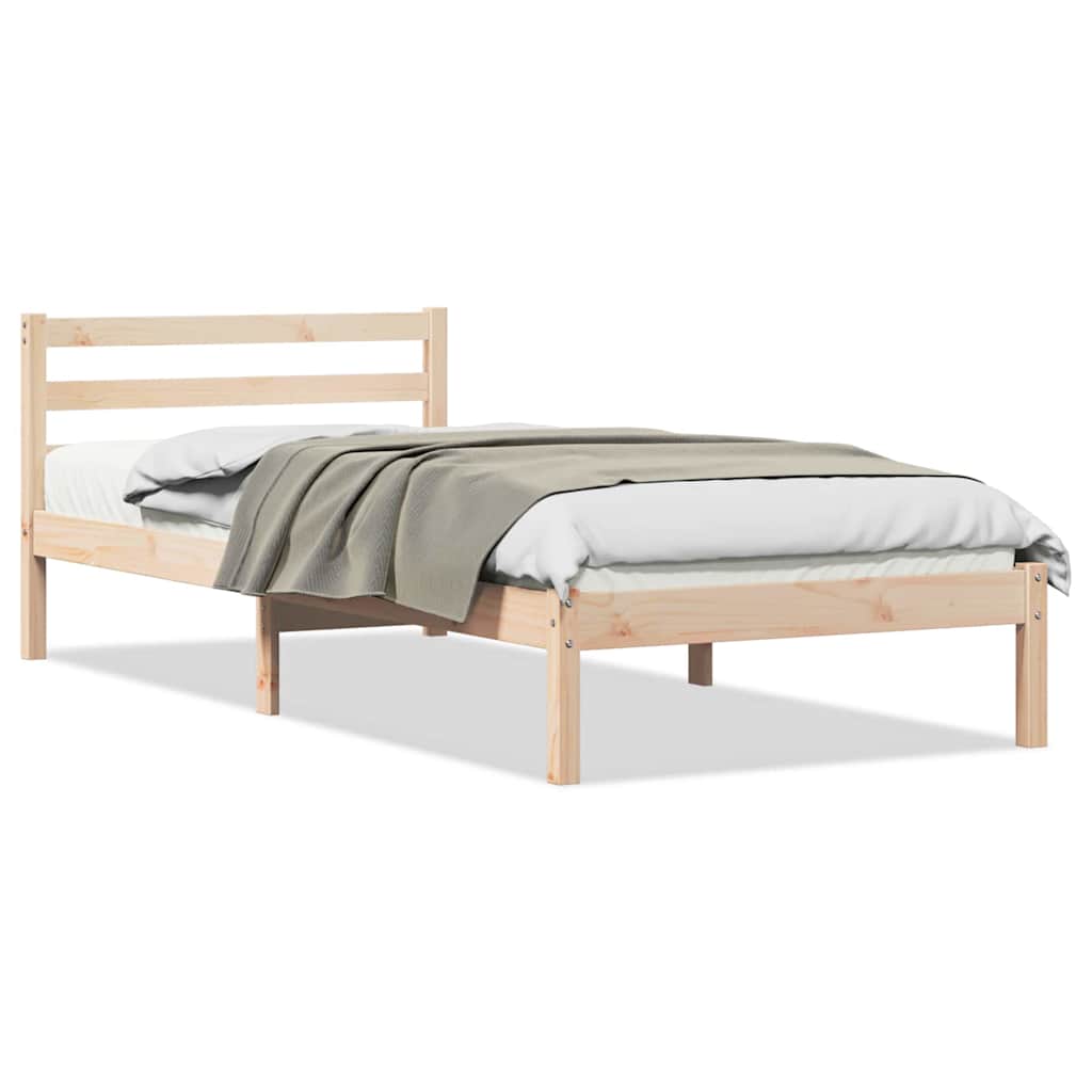 Krevetna konstrukcija Smeđa 225,5 x 105,5 x 69,5 cm