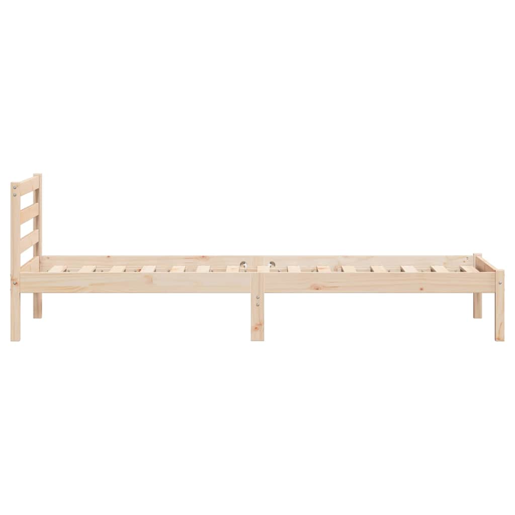 Krevetna konstrukcija Smeđa 225,5 x 105,5 x 69,5 cm