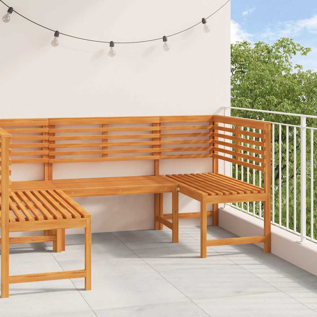Set vrtne klupe 3 pcs Smeđa Čvrsto drvo akacije