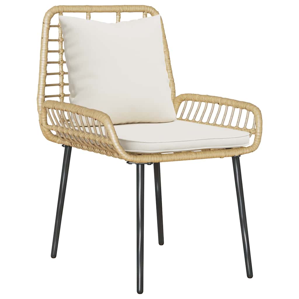 Vrtni set za objed 3 pcs Smeđa i krem poliratan