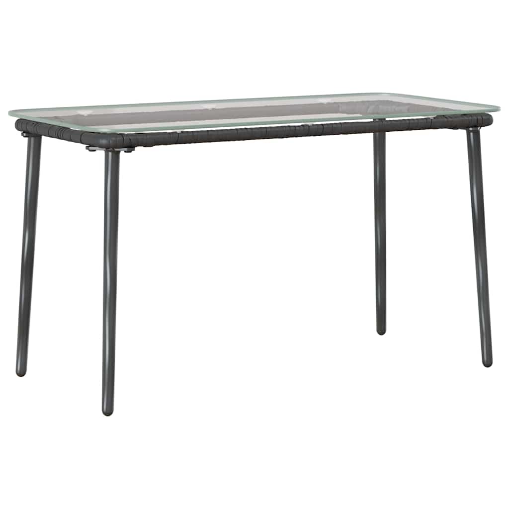 Stol za vrt Crna 80 x 40 x 45 cm poliratan